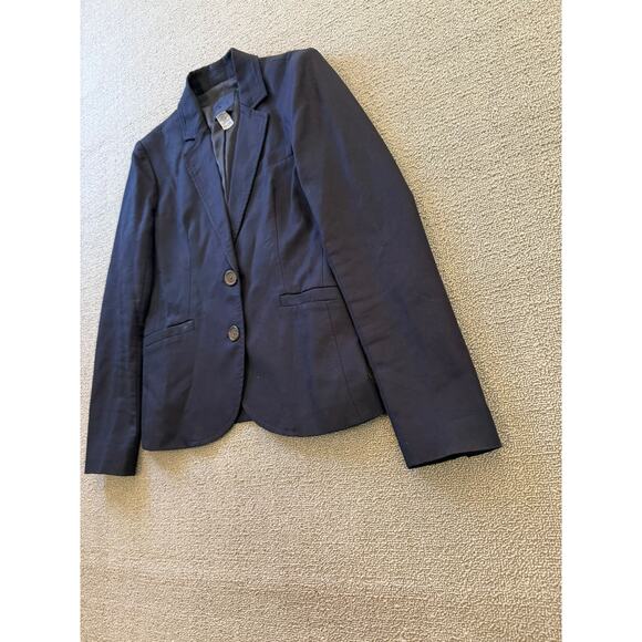 J.Crew Womens‎ 0 Blue Two Button Long Sleeve Blazer Jacket Coat - Picture 11 of 12